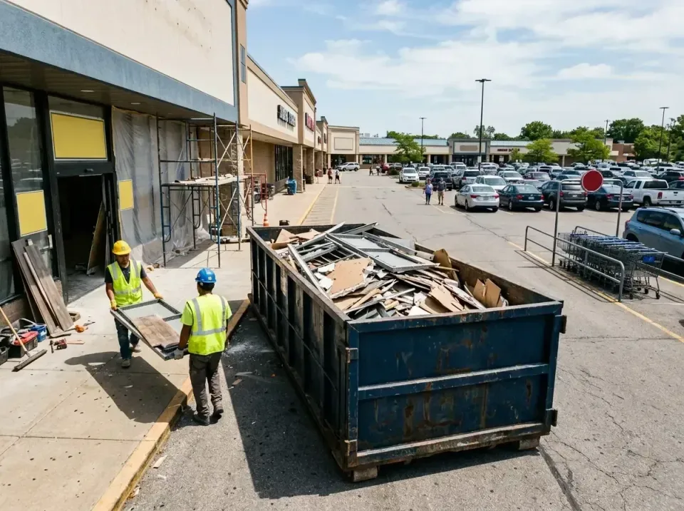retail-store-renovation-debris-003 — frequently asked questions, Roll-off Dumpster Rentals in Powell, TN